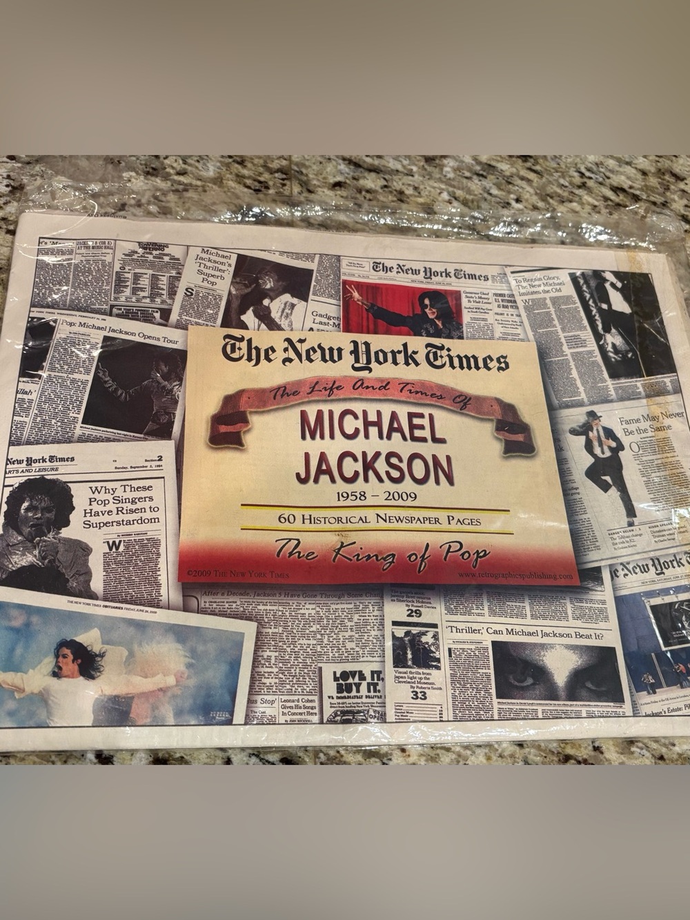 Michael Jackson Rare 2009 Collectible Memorabilia